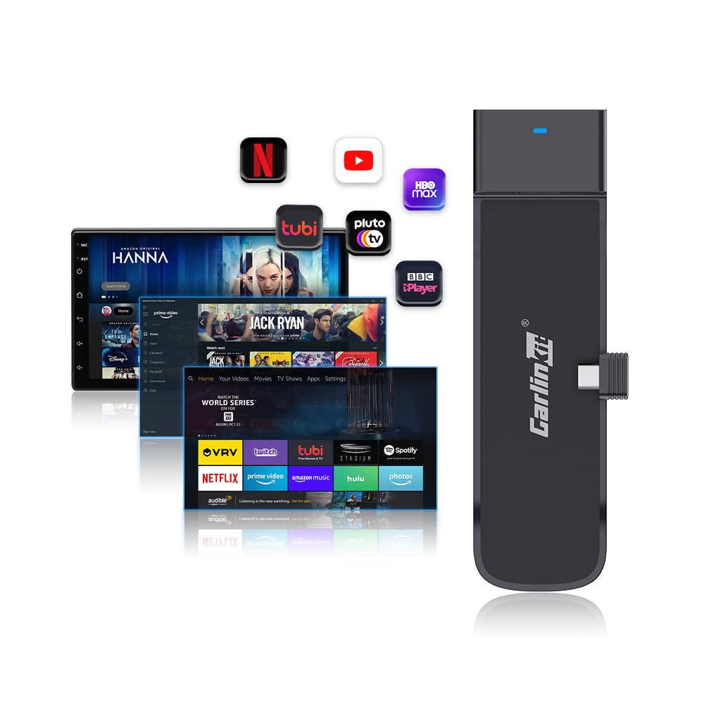 Fire TV Stick & FireDrive Link セット Carlinkit FireDrive Link - Stream Fire TV Stick in Your Car via
